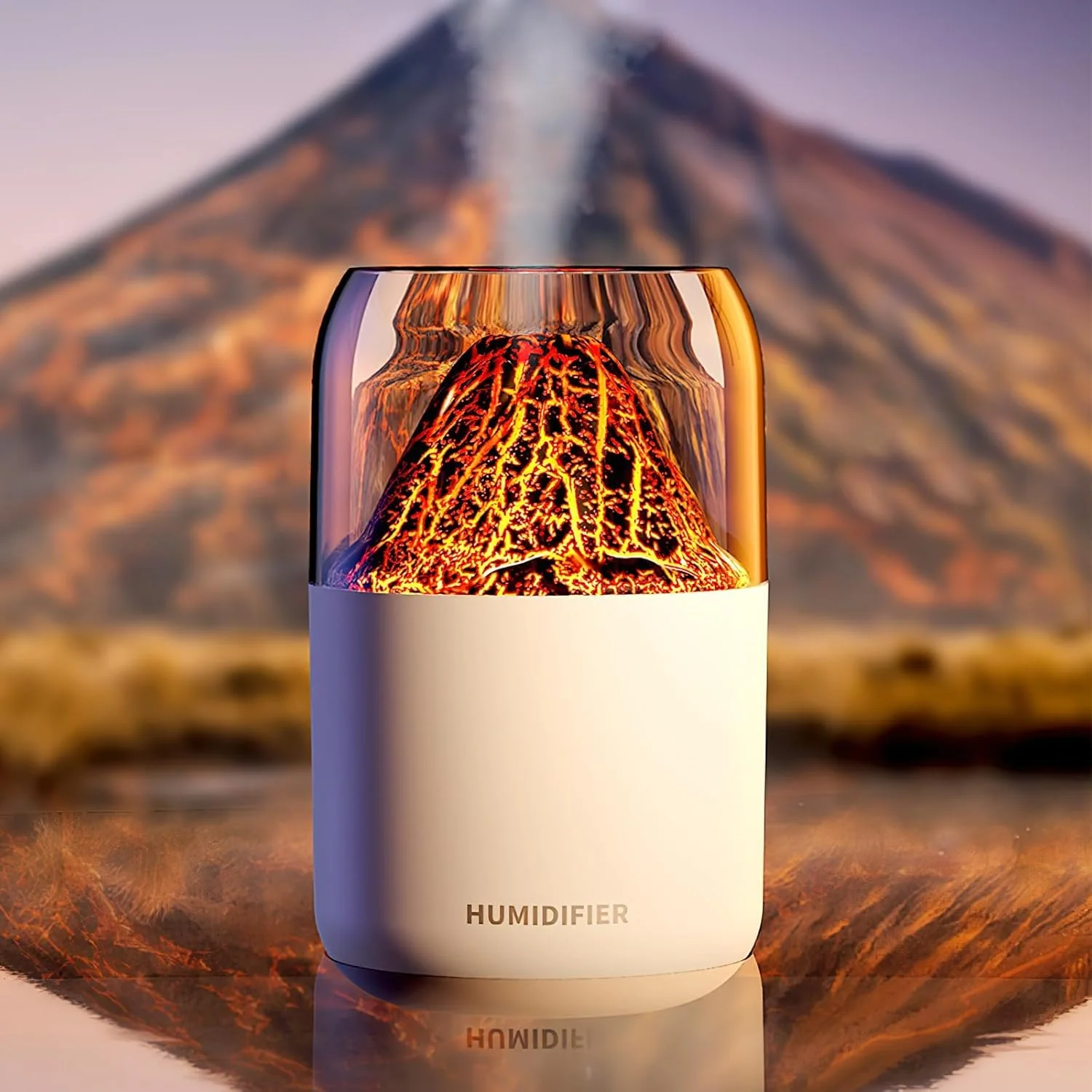 H05 Volcano Air Humidifier with Night Light – 180ML - image 2